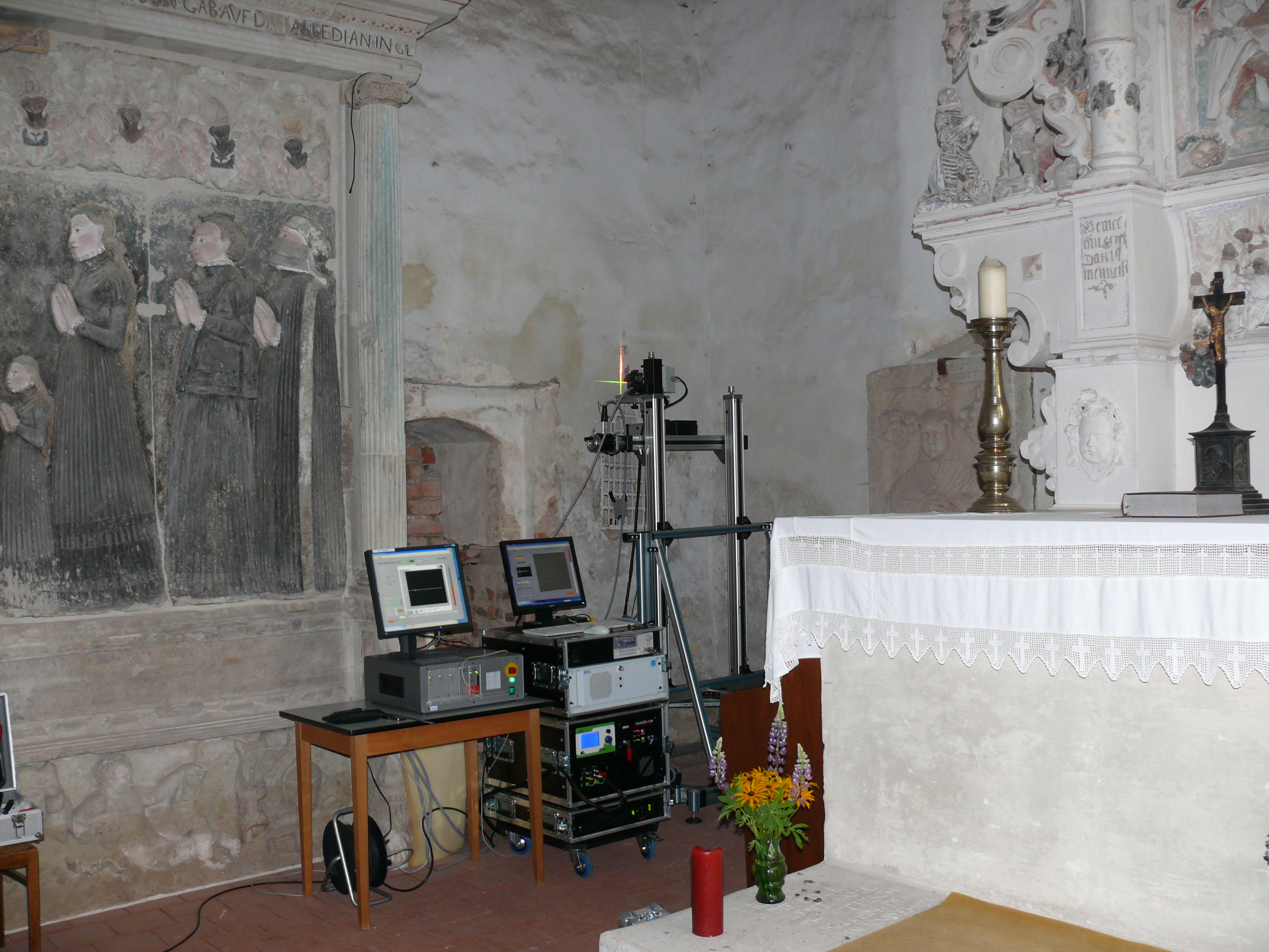 THz-Messungen an realen Objekten verborgener Wandmalereien am Beispiel der Kirche Beesdau (Brandenburg)