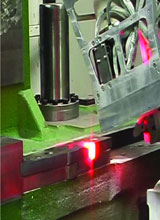 Integration eines Lasermoduls in eine Fräsmaschine zum Härten von Großwerkzeugen