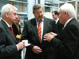 Prof. Dr. Ulrich Buller, Prof. Dr. Eckhard Beyer und Prof. Dr. Edward Chlebus (v.l.n.r.)