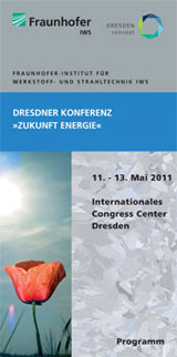 Programm zur Dresdner Konferenz "Zukunft Energie"