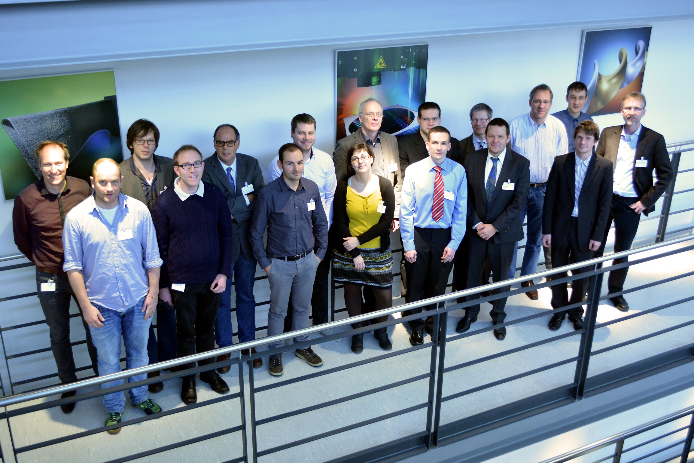 Europäisches Forscherteam des ALABO-Projektes beim Auftakttreffen im Fraunhofer IWS Dresden