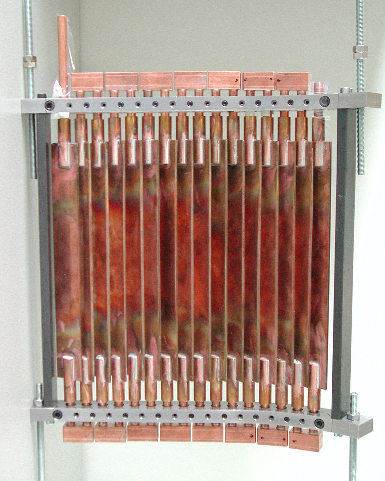 Elektromagnetischer Partikelfilter für die Vakuumbogenbeschichtung.