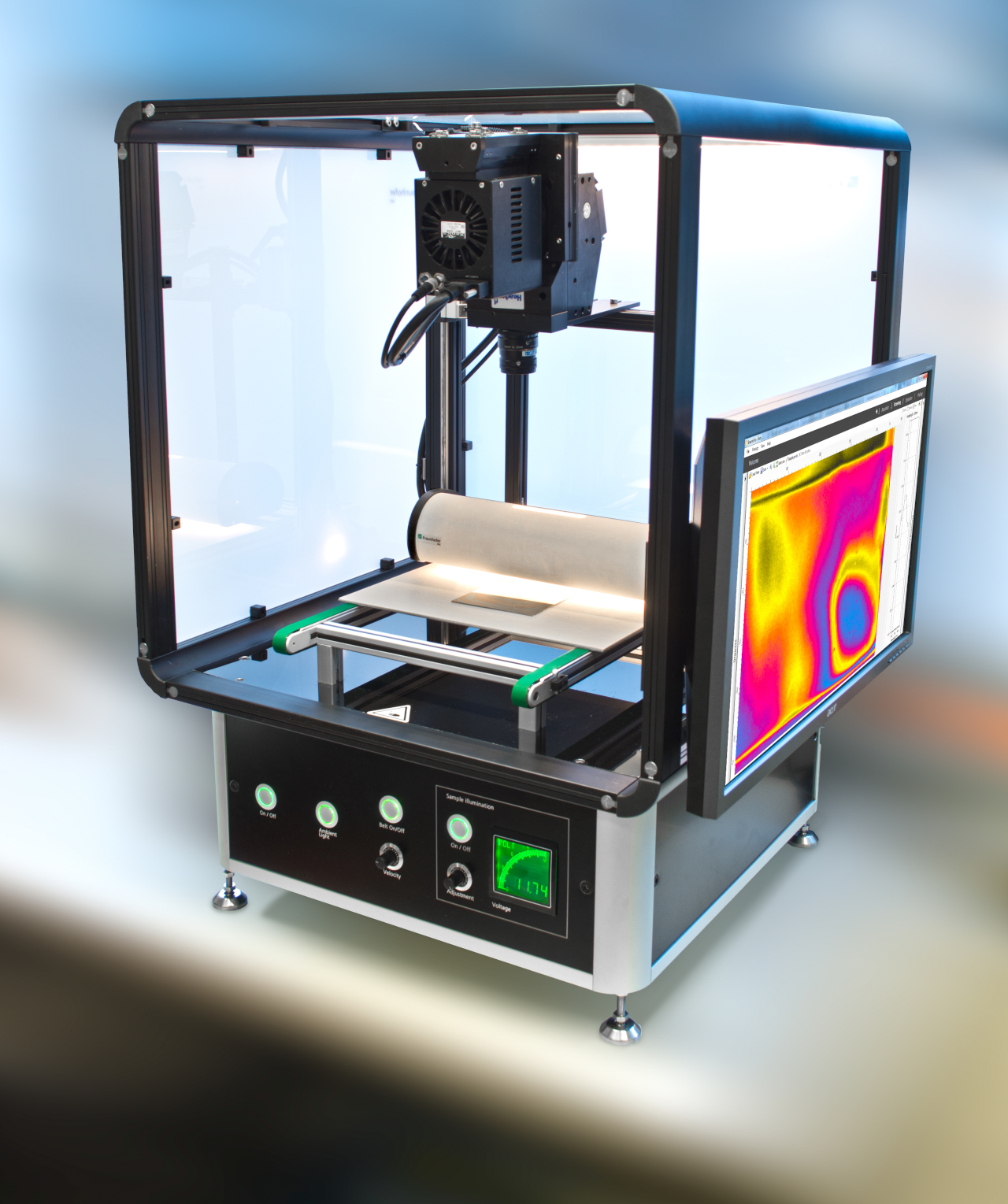 Hyperspectral imaging for process-specific evaluation of powders in additive manufacturing.