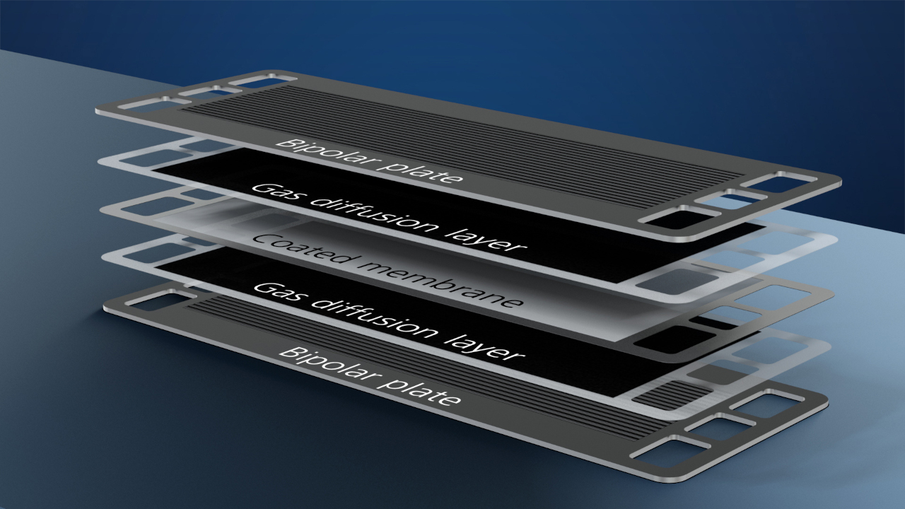 Fraunhofer IWS develops technologies for the production of bipolar plates. Fraunhofer IWS develops technologies for the production of bipolar plates.