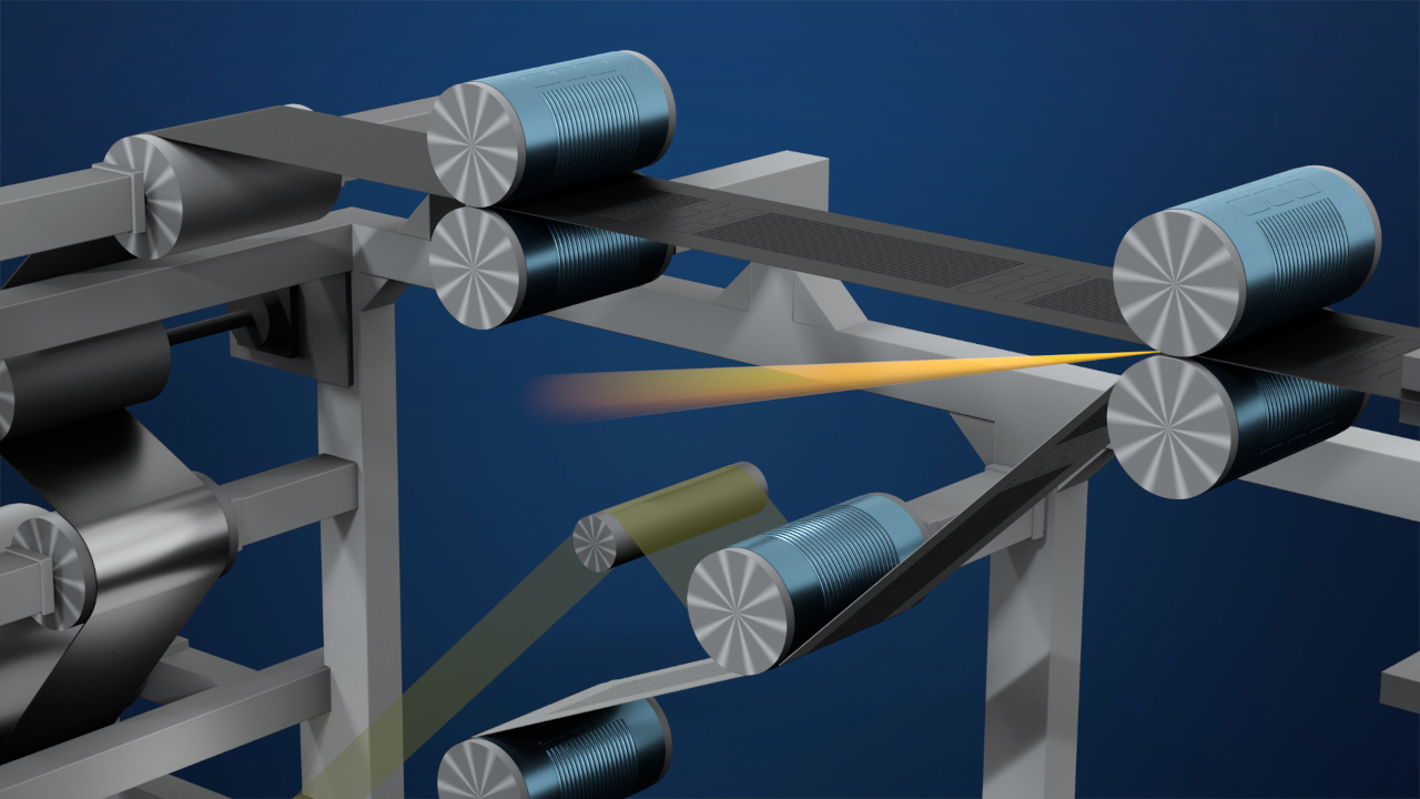 For an efficient production, researchers at Fraunhofer IWS are working, for example, in the H2GO project on the optimization of roll-to-roll processes. For an efficient production, researchers at Fraunhofer IWS are working, for example, in the H2GO project on the optimization of roll-to-roll processes.