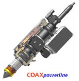 COAXpowerline - hoch produktiver Koaxial-Bearbeitungskopf zum Laser-Auftragschweißen