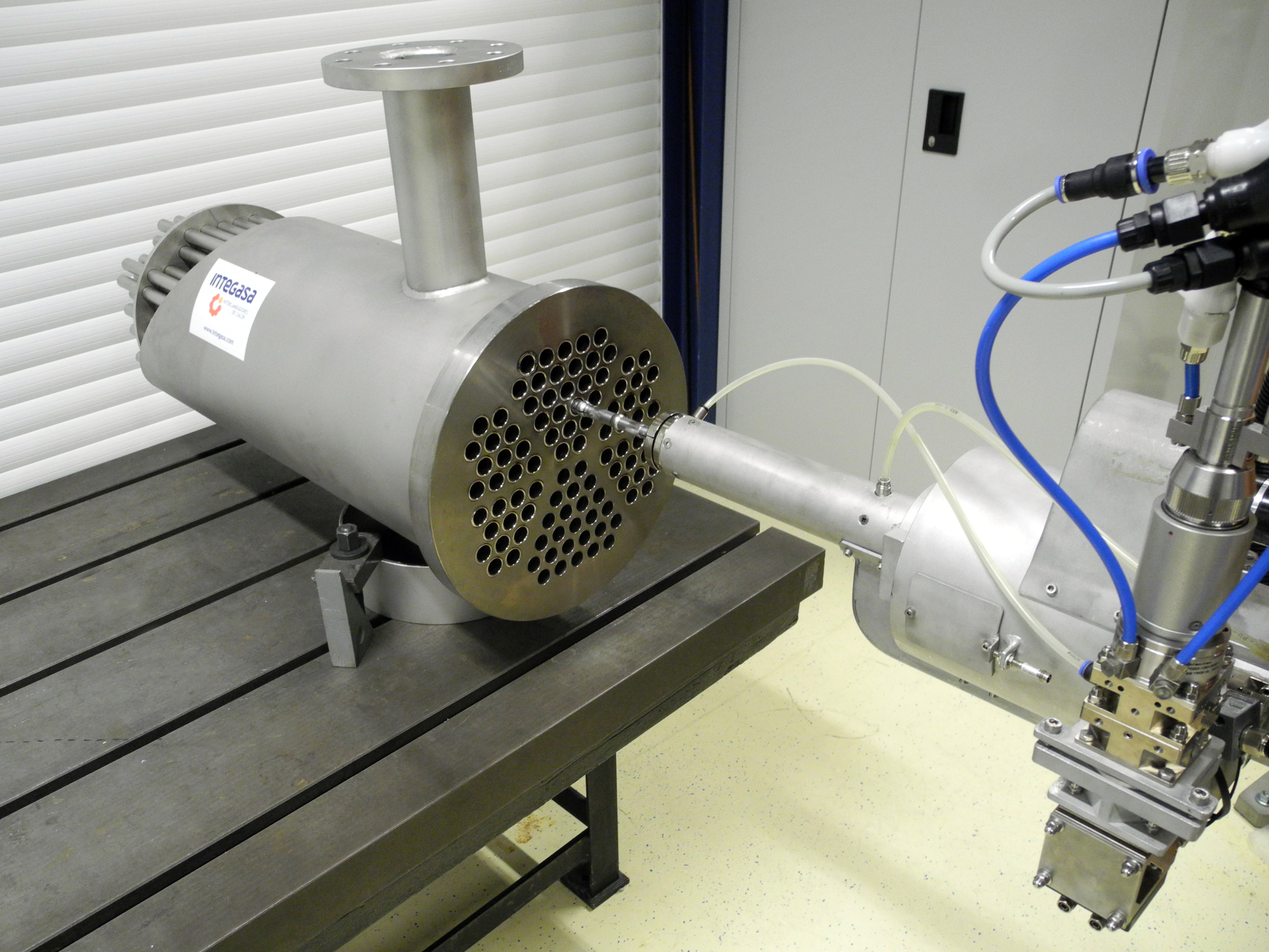 Laser welding of tube-tubesheet-joints for heat exchanger