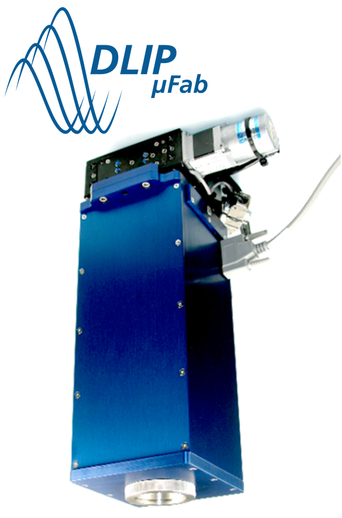 Optical processing head of the DLIP-µFab system