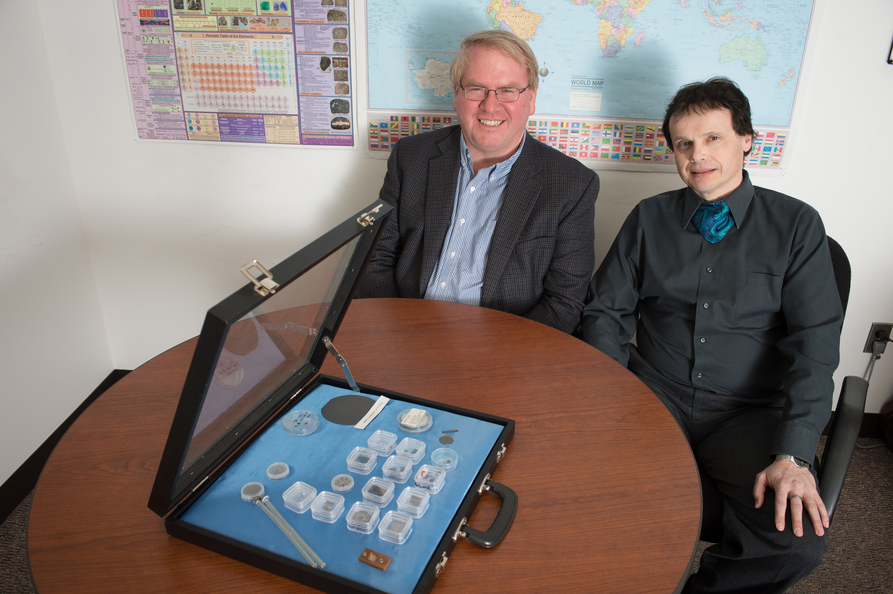 Timothy Grotjohn (professor of electrical and computer engineering, and research and development director of an MSU-based center) and Thomas Schuelke (center executive director and professor of electrical and computer engineering)