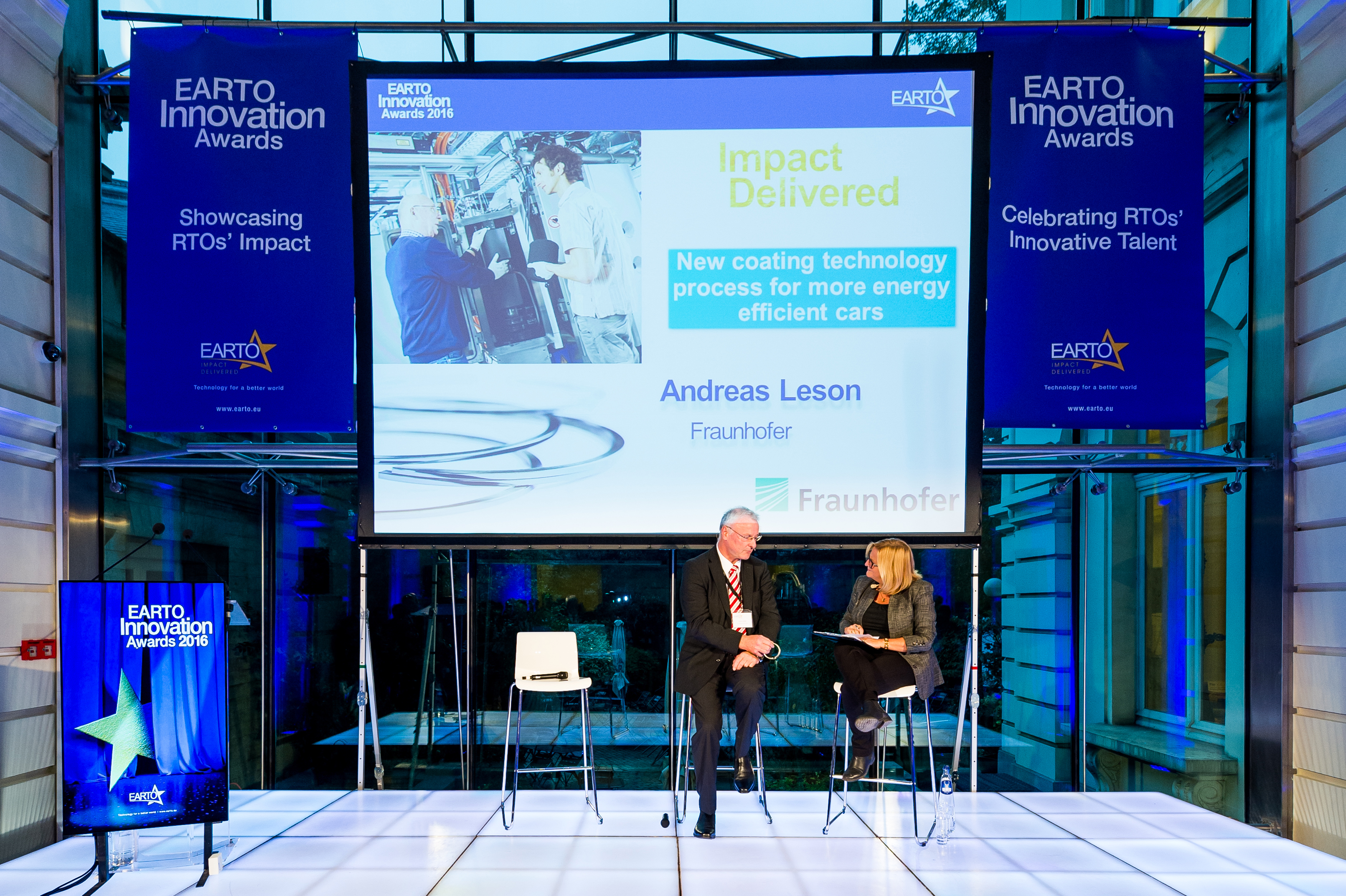 EARTO Innovation Awards Ceremony on October 12, 2016 in Brussels