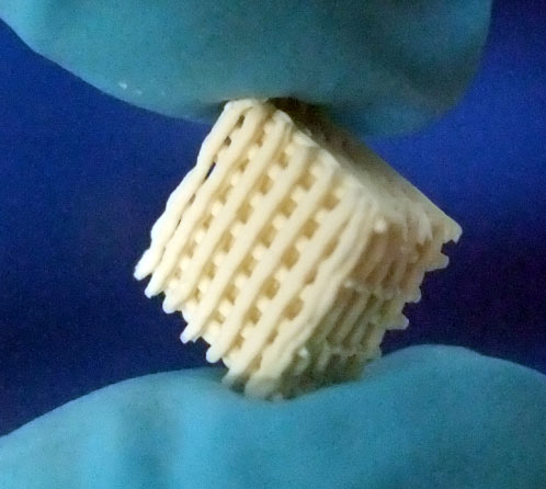 3D scaffold made of bone cement