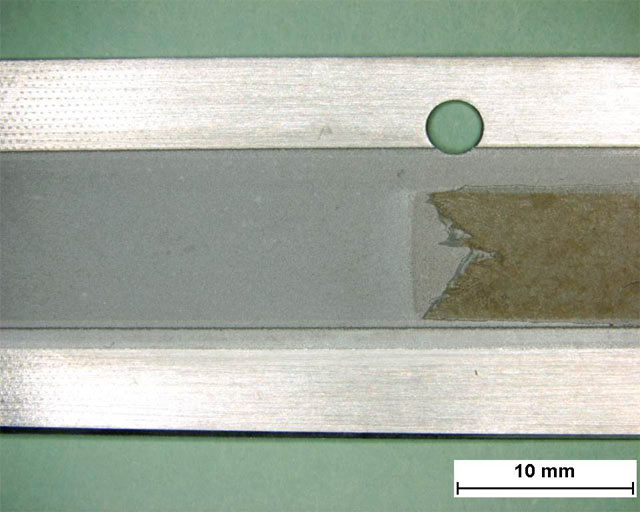 Sealing strip strength after curing in electrolyte – excellent adhesion after laser pre-processing