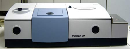 FT-NIR spectrometer Vertex with integrating sphere (Bruker Optics)