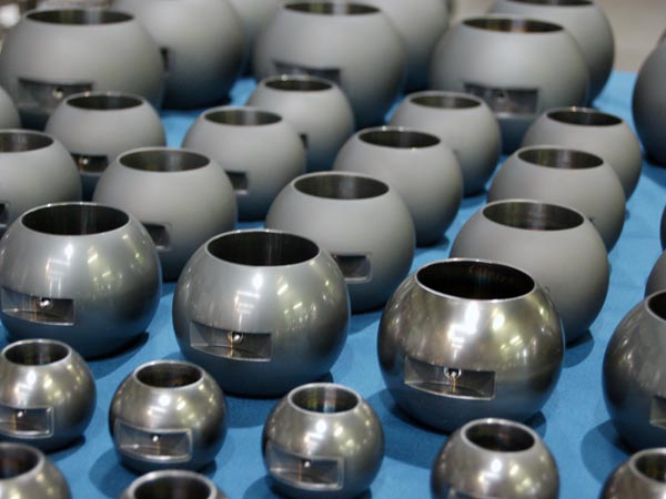 Diamor® coated balls for industrial switch valves
