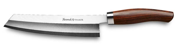 Diamor® coated kitchen knife with lifelong sharpness warranty (Company Nesmuk KG) Diamor® coated kitchen knife with lifelong sharpness warranty (Company Nesmuk KG)